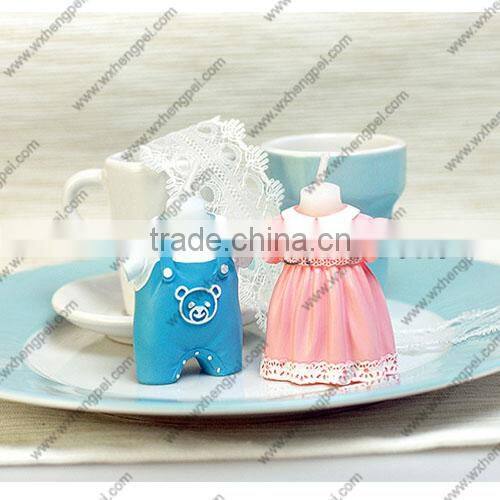Wedding / Birthday Baby Bib Dress Candle Favor