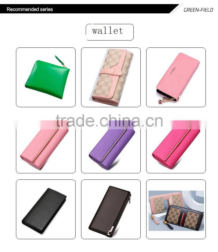 fashion RFID blocking water resistant leather card wallet