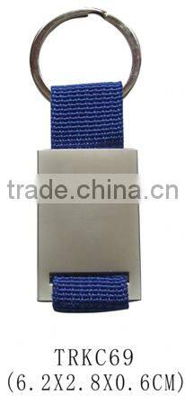 Good quality zinc alloy oval shape custom logo key holder