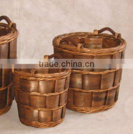 mini wicker baskets wiht handle
