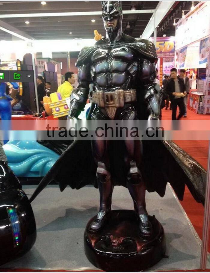 Fiberglass batman sculpture for movie character