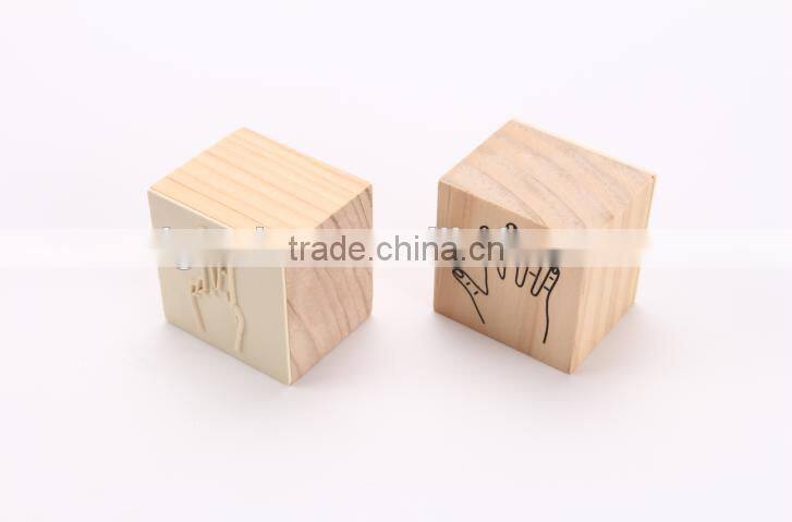 Jumbo Gesture Wooden Stamp