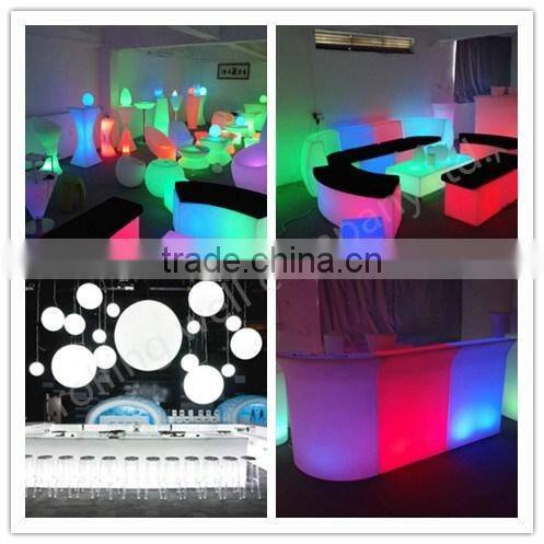 Hot sale colorful modern LED plastic bench sale cheap in bangladesh reasonable price bench