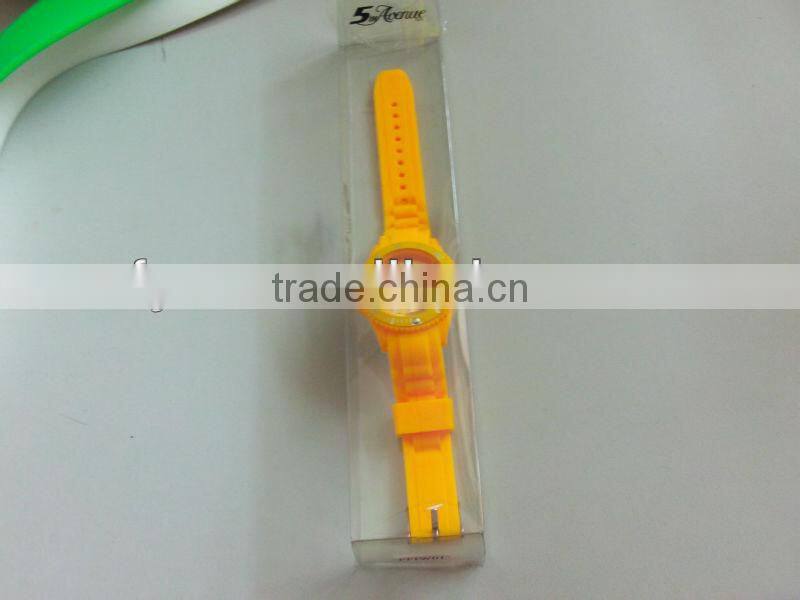 Silicone promotion watch with custom design