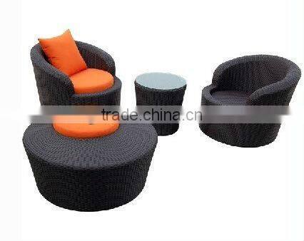 BISINI outdoor patio rattan furniture and garden table chair sets(BF10-R104)