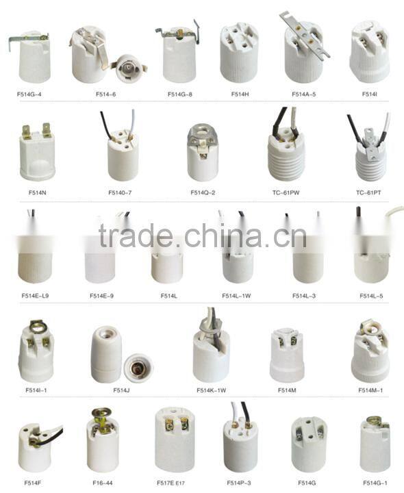 porcelain electric hanging lamp holder socket E14