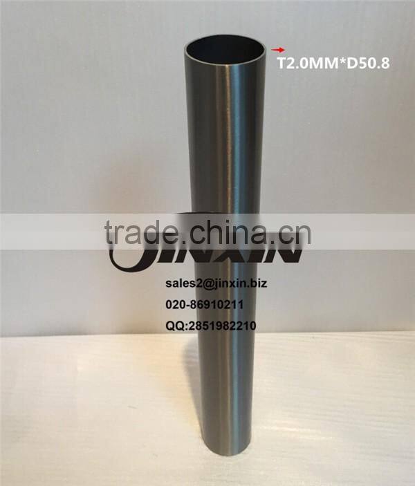 Guangzhou JINXIN Manufactory Inox 304 316 raw material stainless steel handrail tubes