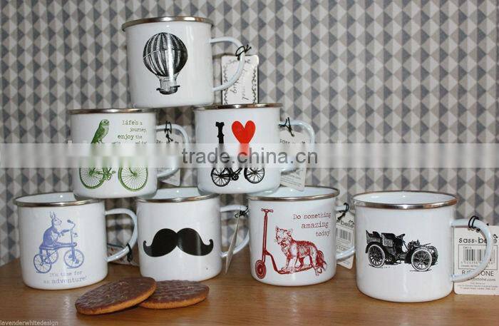 Promotional camp mug metal camp mug