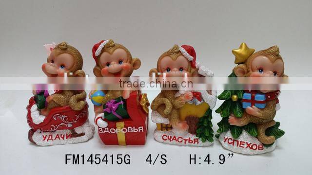 Resin 2016 Newest Russian Monkey Shape Fridge Magnet