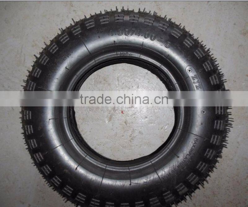 3.50-8/4.00-8 tyre and tube for tool cart use
