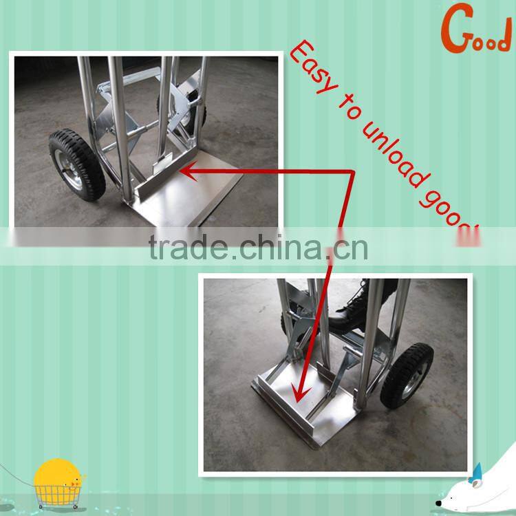 aluminum toe kick hand trolley handtruck