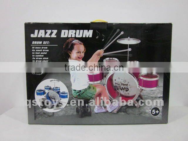 5pcs Musical Jazz drum kit toy with chair QS110506019