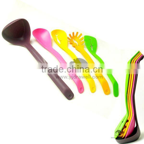 NY-6729 3 Piece Nylon colorful kitchen utensils