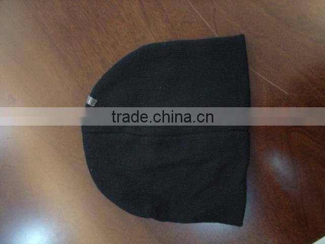 winter cap with yellow and blue color