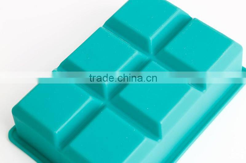 CBU19 Easy release silicone ice cube tray mold with 6 small cell