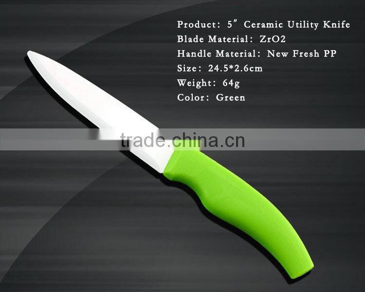 High Quality German Steel Available 4 Pieces Ceramic Knife