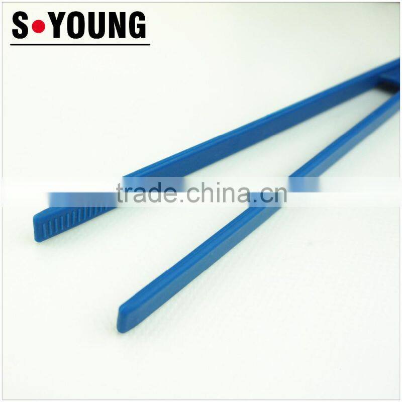 14064 Silicone Coating handle Barbecue Grill Tongs Silicone Kitchen Serving Locking Food Tong