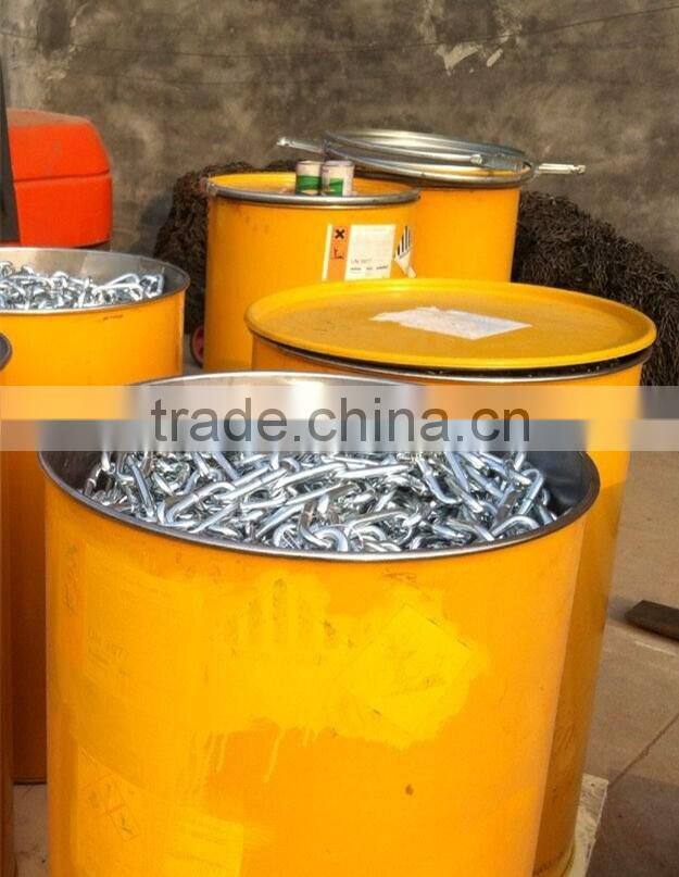 bright electric galvanized welded iron chain with high quality