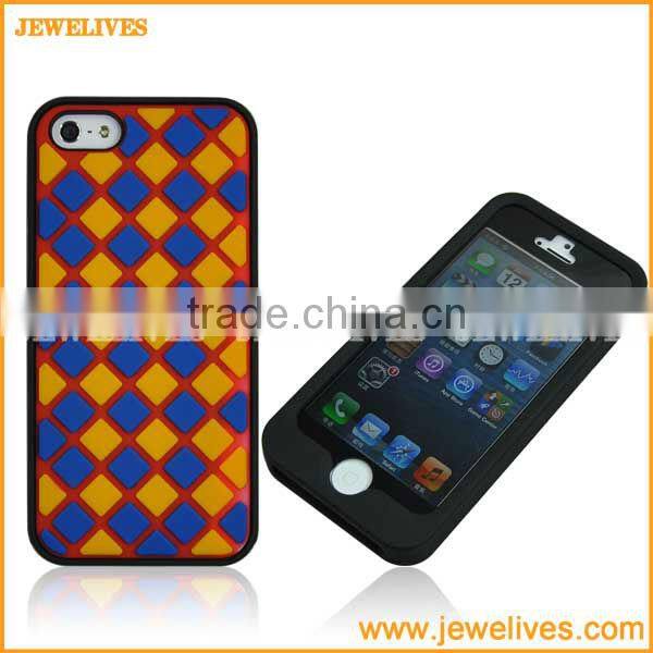 Cute silicone case for iphone5 for water proof and shock proof