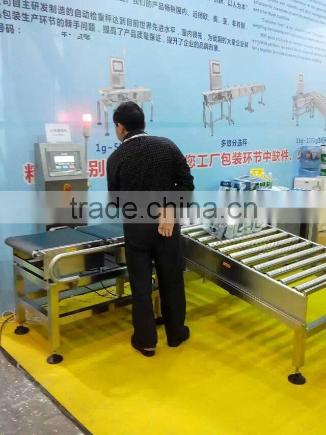 weight sorting check weigher machine