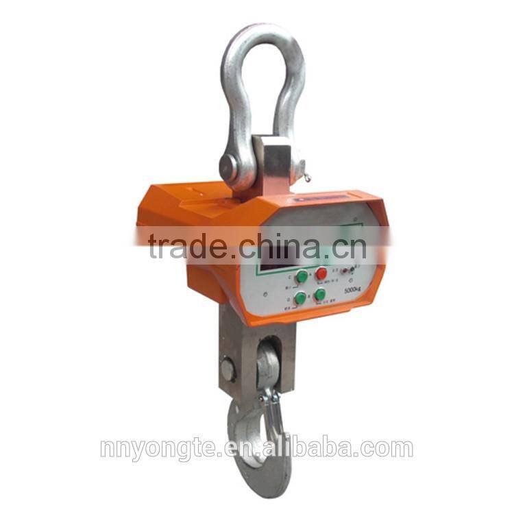 Digital industrial crane scale 2 ton with wireless function