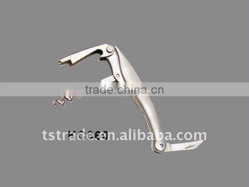 2014new Stainless Steel Multi function Keychain wine bottle opener KC060