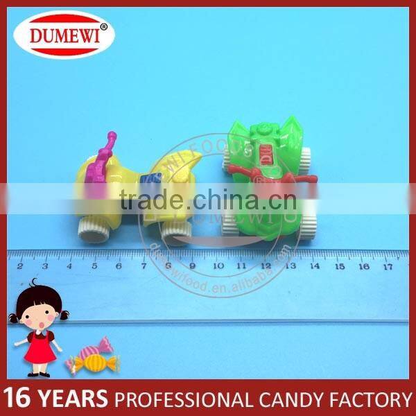Mini Sun Beach Motorcycle Toy Candy in Big Car Bottle