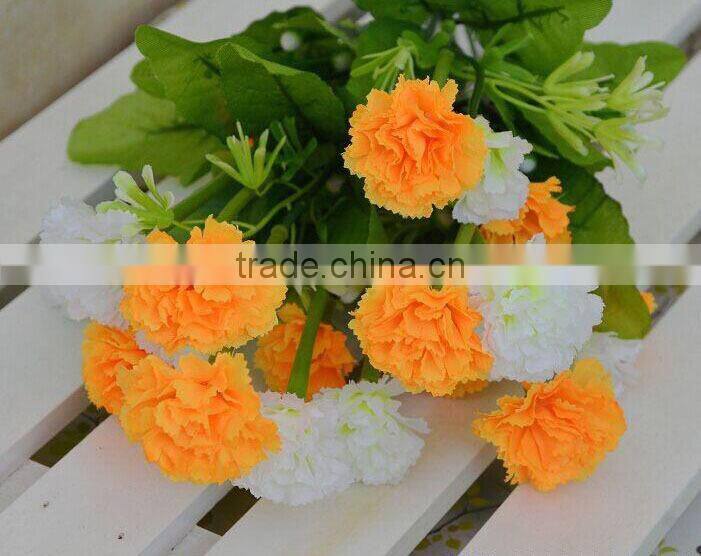 40cm 11 Stems Promotional Silk Carnation Artificial Flower