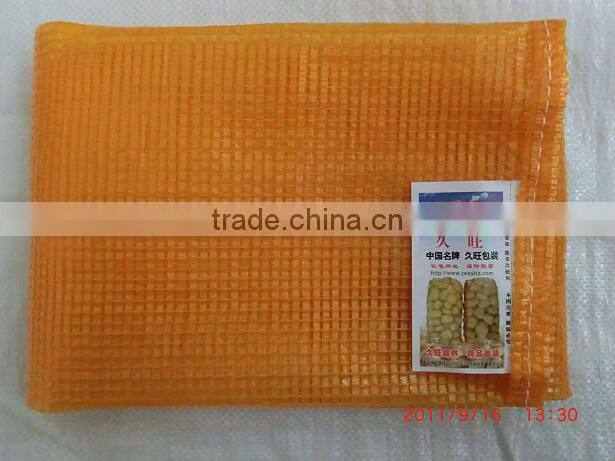 Pink potato mesh bags for different color