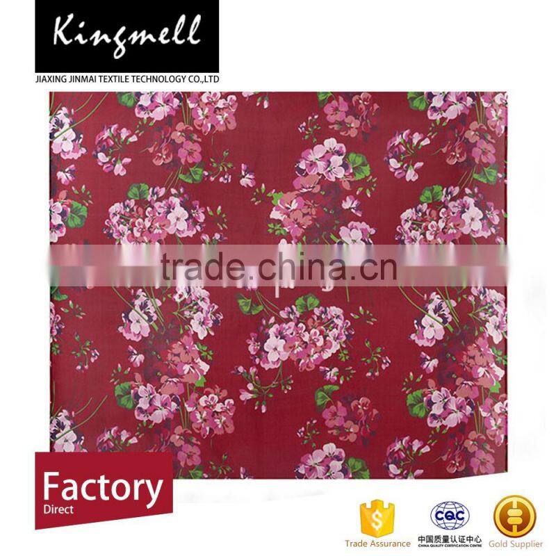 Digital Textile Printing Customized Digital Fabrics Silk Georgette / Chiffon Fabrics