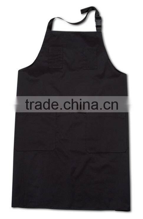 Custom Polycotton plain color cooking apron kitchen apron