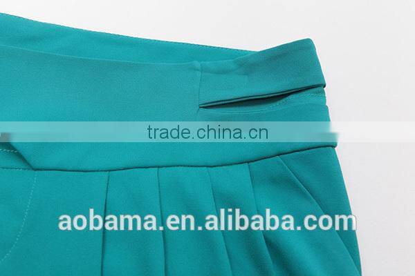 100% Polyester Wholesales Women Summer Elasticated Waist Women Pants