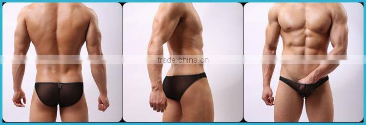Without Logo Hot Sexi Photo Image Of Transparent Mesh Underwear Briefs Custom SC14