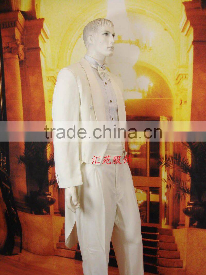 white tuxedo wedding suit
