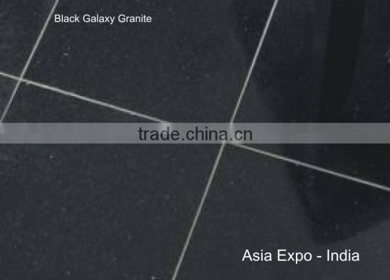 Indian Black Galaxy Granite Slab cut to size