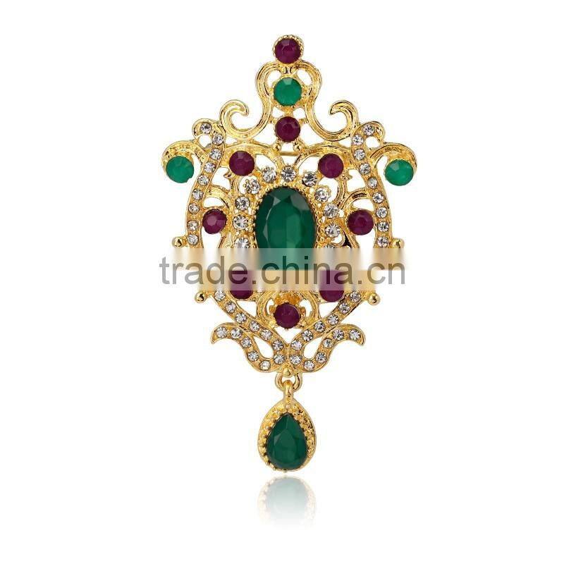 Wholesale women christmas brooch 2016 rhinstone snowflake christmas brooch for wedding