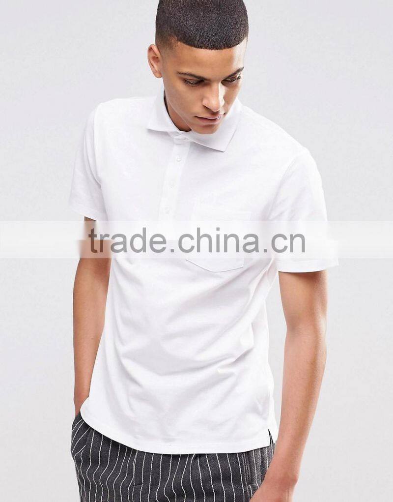MGOO New Arrival Mens 2016 Apparel Polo Shirt Short Sleeves Plain Blank Pique Cotton Shirts