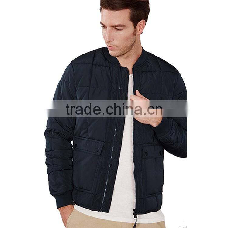 Wholesale Custom Winter Multi-Pocket Winter Life Men Quilting Padded Jacket