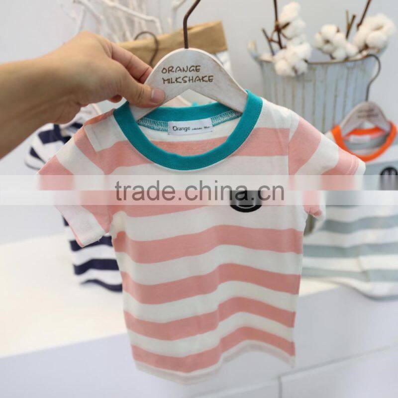 Hot sells 100%Cotton Kids T Shirts children's wear wholesale children's boutique clothing