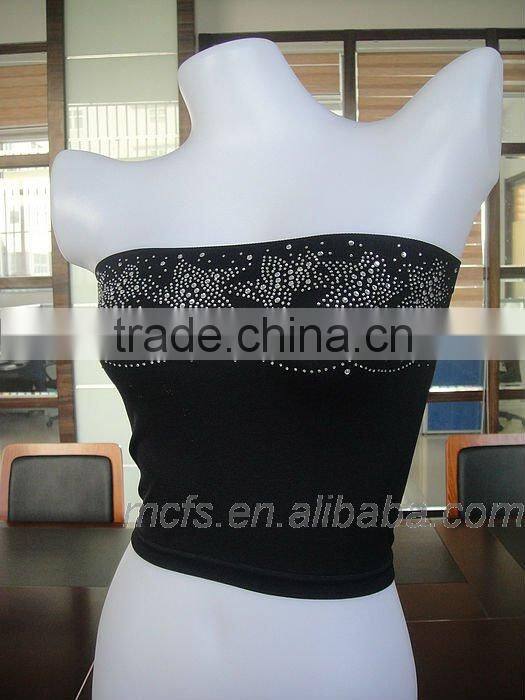 Seamless women's tube padded bra