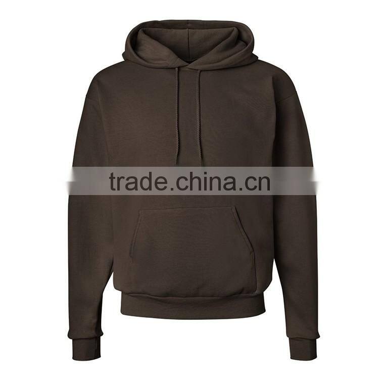 High Quality 65% Polyester 35% Cotton Mens Cheap Blank Pullover Hoodie Sweatshirt