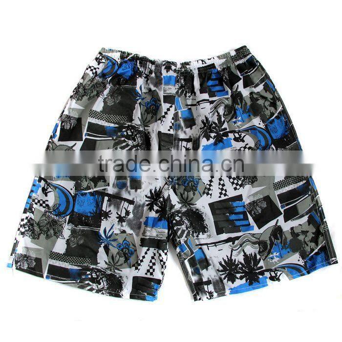 OEM custom design floral beach printed mens shorts