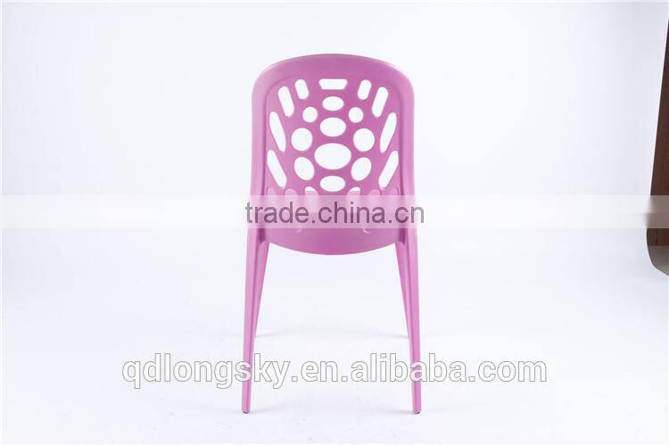 LS-4031B hot sale cheap stackable garden outdoor leisure colorful plastic chair for sale
