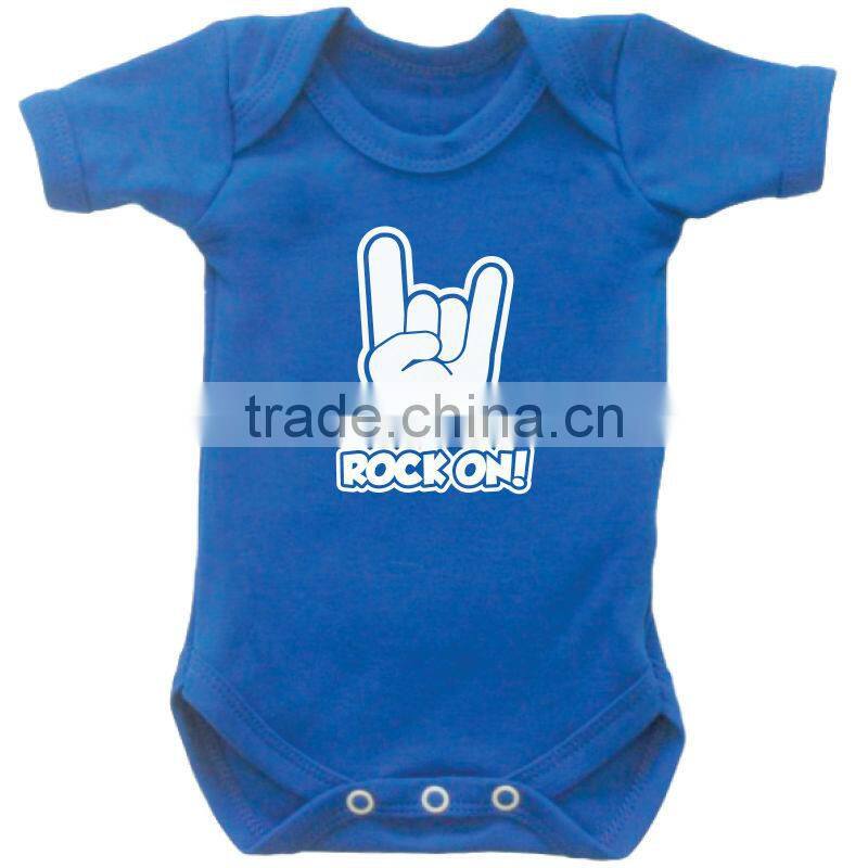 ROCK ON Gesture Baby Bodysuits Cotton Unisex