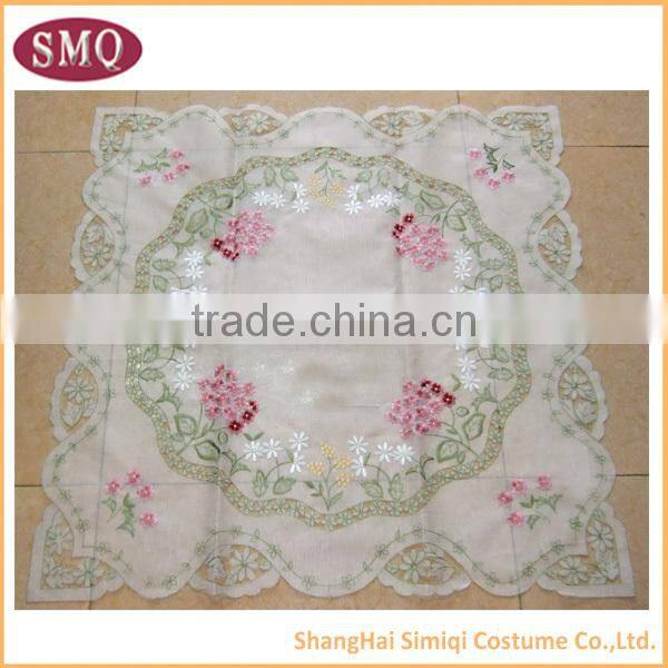100% polyester hot selling new design embroidery trendy tablecloths