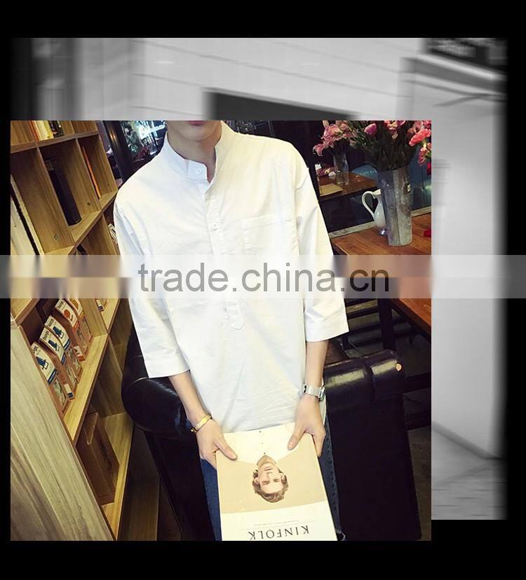 Cultivate one's morality sleeve shirt in thin section is prevented bask in clothes