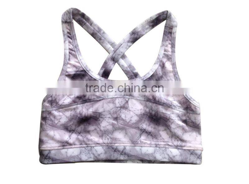 New digital print yoga top 2016