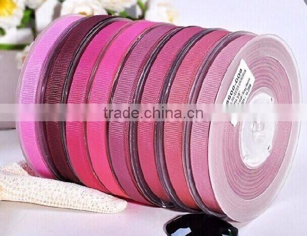 hi-ana ribbon 9 new color and design 100% polyetsre grosgrain ribbon for gift wraping