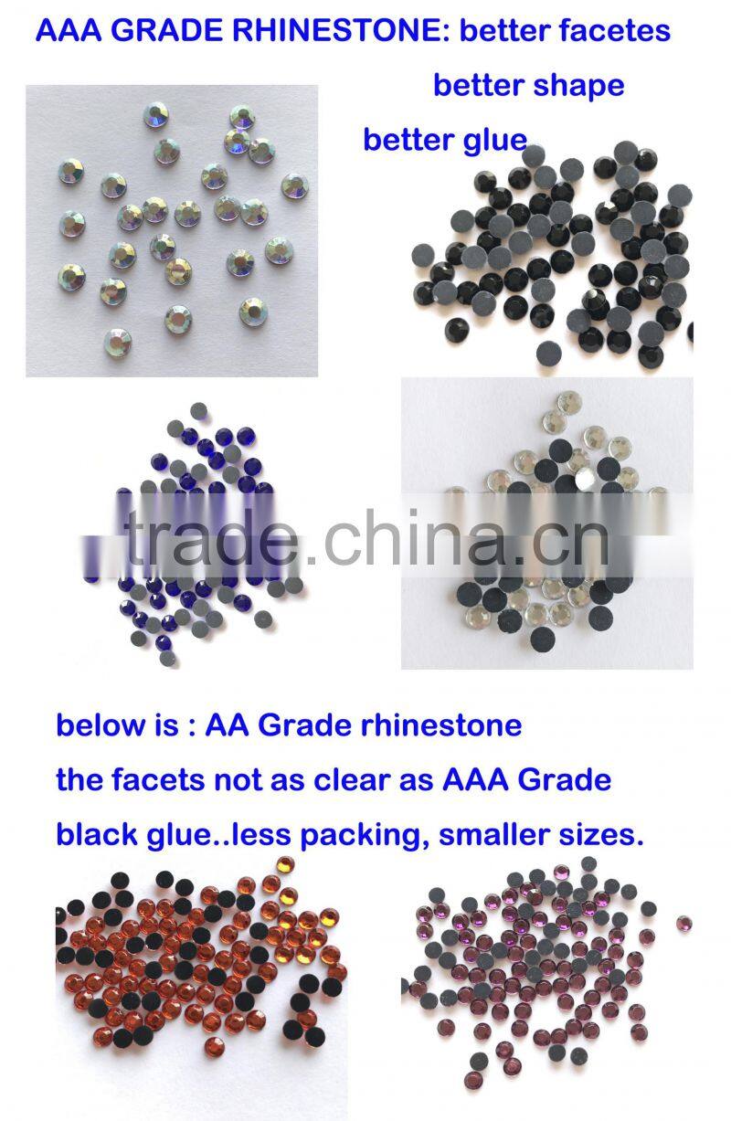 Hot fix Rhinestone 2mm ss06 Peridot Color Rhinestone for clothing