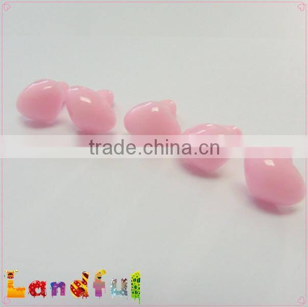 15mm Light Pink Triangle Nose Safety Plastic Nose Stuffed Bear Nose